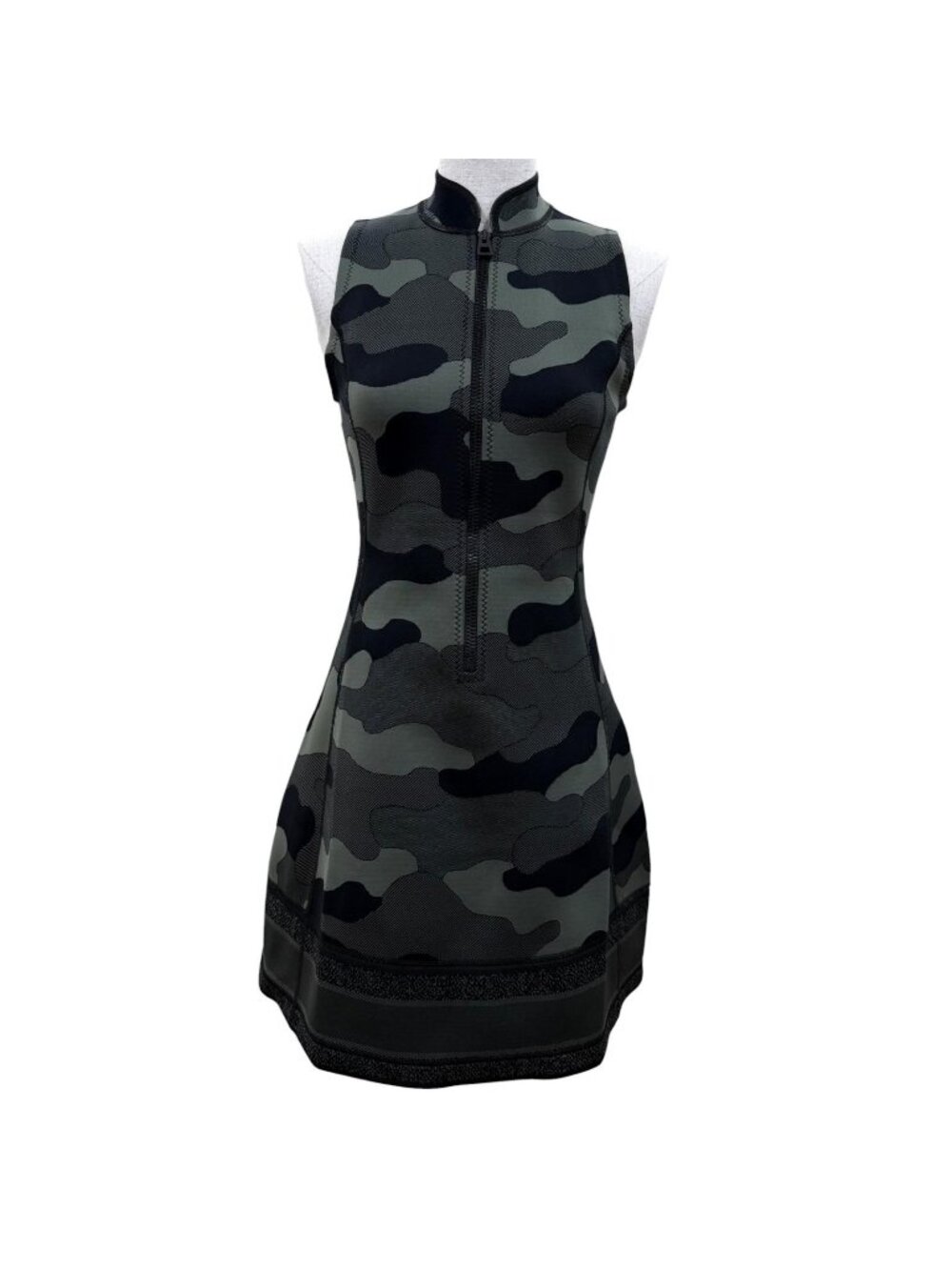 Dior Camouflage Dress Khaki Garment 38